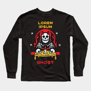 Skeleton Ghost Long Sleeve T-Shirt